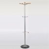 69" x 14" Metal Tube & Marble Base Coat Hanger, Sunflower Coat Rack