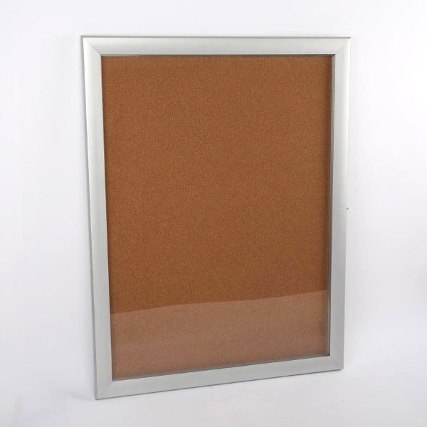 6x(8.5"w x 11h") Universal Showboard With Cork Aluminum Frame