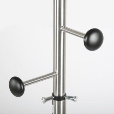 74x14 Stainless Steel Coat Hanger, Maze Coat Rack, Black