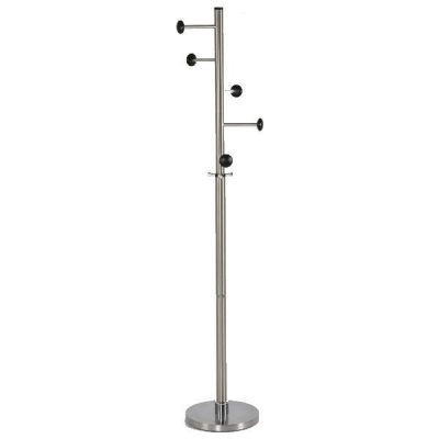 74x14 Stainless Steel Coat Hanger, Maze Coat Rack, Black