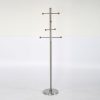74x19 Stainless Steel Coat Hanger, Maze Coat Rack, Cherry