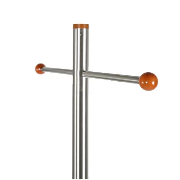 74x19 Stainless Steel Coat Hanger, Maze Coat Rack, Cherry 74x19 Stainless Steel Coat Hanger, Maze Coat Rack, Cherry