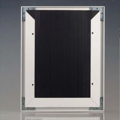 8.5x11 Slide In Frame - 0,93 inch Black Mitred Profile Single Sided