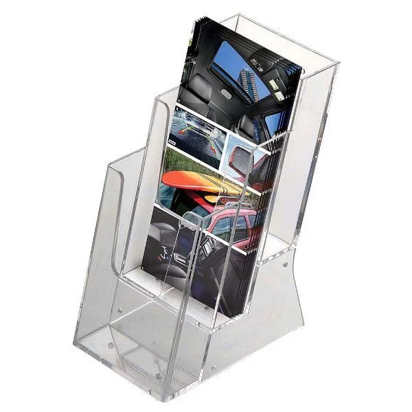Brochure - Leaflet Holder 4"w x 6"h 3 Pockets Brochure - Leaflet Holder 4"w x 6"h 3 Pockets