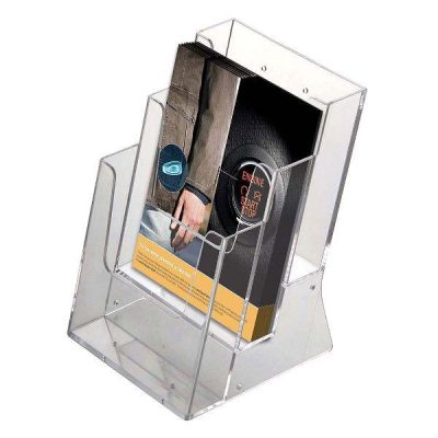 Brochure - Leaflet Holder 5.5"w x 8.5"h 3 Pockets