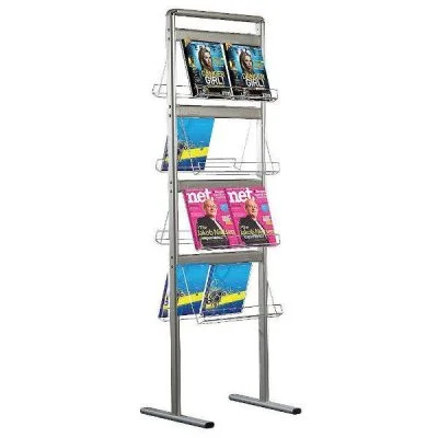 Brochure Set 8 x 2 * (8 1/2" x 11") Capacity Standing Double Sided