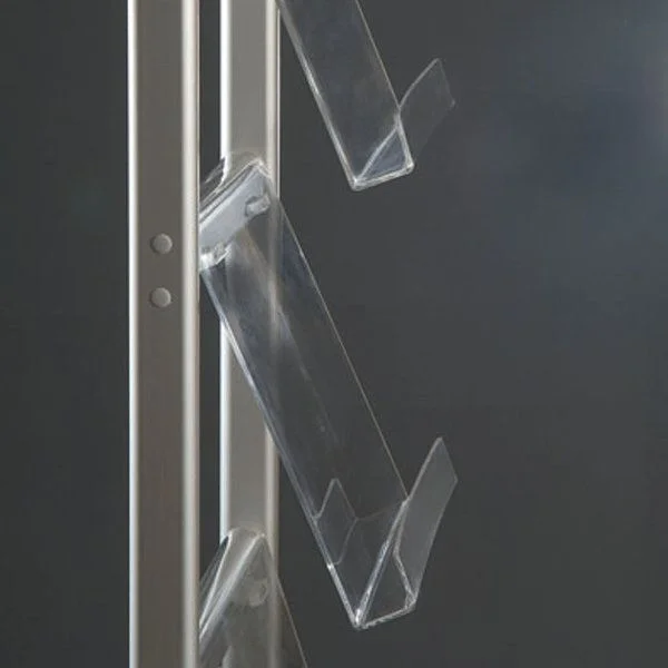 Brochure Set Standing Single Sided 4 x 2 * (8 1/2" x 11") Capacity