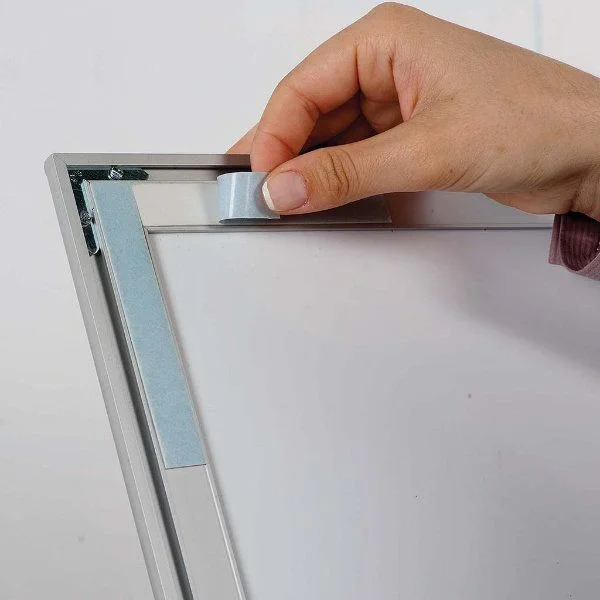 Cork Bulletin Board 16"w x 22"h Silver Aluminum Frame Cork Bulletin Board 16"w x 22"h Silver Aluminum Frame