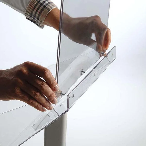 Decorative Brochure Stand Plus 8-1/2" x 11" Paper Area, Landscape Decorative Brochure Stand Plus 8-1/2" x 11" Paper Area, Landscape