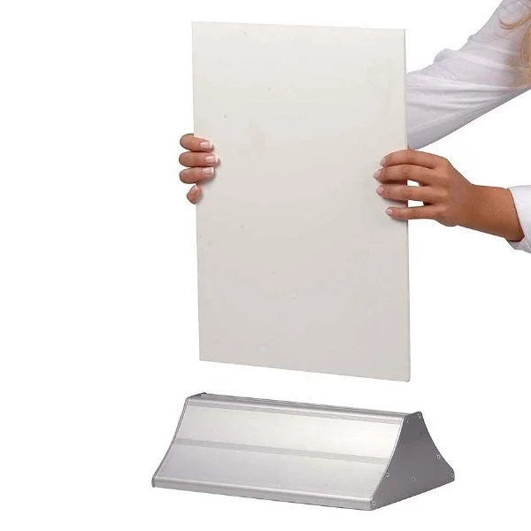 Easy Swap 11-4/5" Poster Width Silver Aluminium Base Easy Swap 11-4/5" Poster Width Silver Aluminium Base