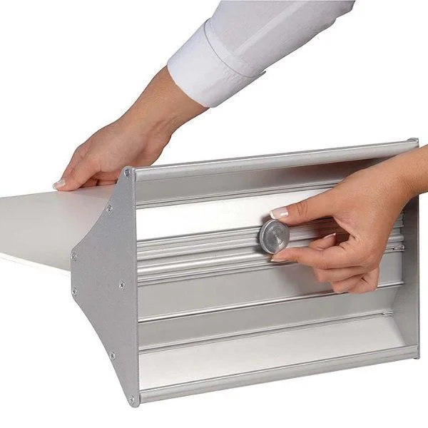 Easy Swap 11-4/5" Poster Width Silver Aluminium Base Easy Swap 11-4/5" Poster Width Silver Aluminium Base