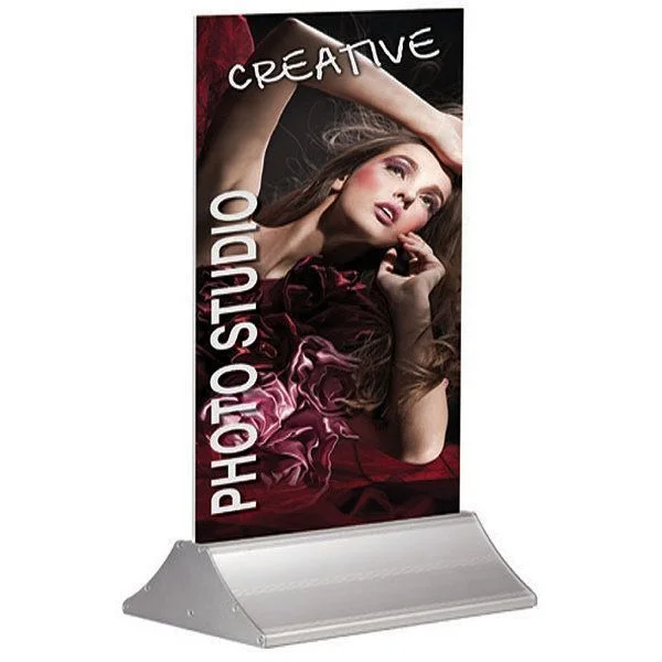 Easy Swap 11-4/5" Poster Width Silver Aluminium Base Easy Swap 11-4/5" Poster Width Silver Aluminium Base