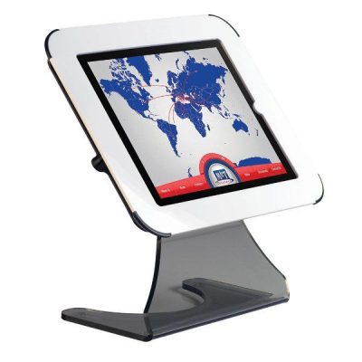 iPad Desktop Kiosk White for iPad, iPad 2 & iPad 3