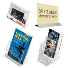 Tabletop Brochure & Sign Holder