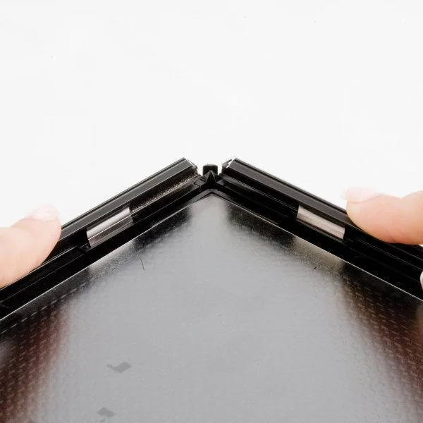 Opti Frame 11" x 17" 1" Black Mitered Profile, Without Back Support Opti Frame 11" x 17" 1" Black Mitered Profile, Without Back Support