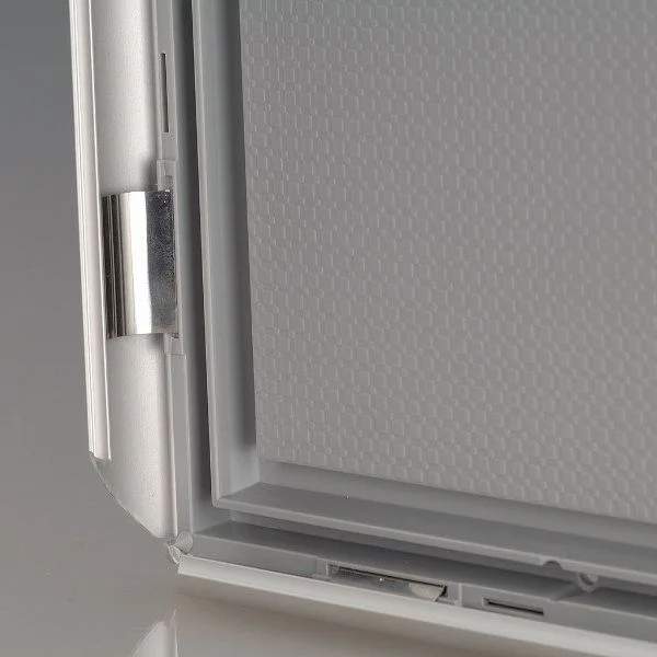 Opti Frame 11" x 17" 1" Silver, Safe Corner Profile, Without Back Support