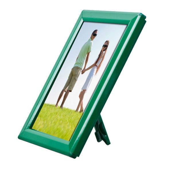 Opti Frame 5" x 7" 0,55" Green Mitred Profile, With Back Support