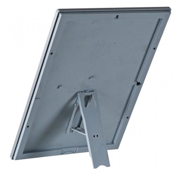 Opti Frame 8" x 10" 0,55" Silver Mitred Profile With Back Support