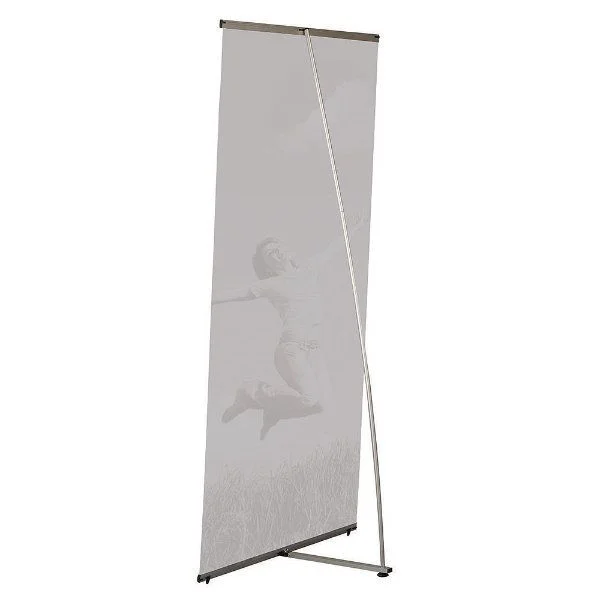 Quick Banner 31 1/2" x 78 3/4" Silver Anodized Aluminum Quick Banner 31 1/2" x 78 3/4" Silver Anodized Aluminum