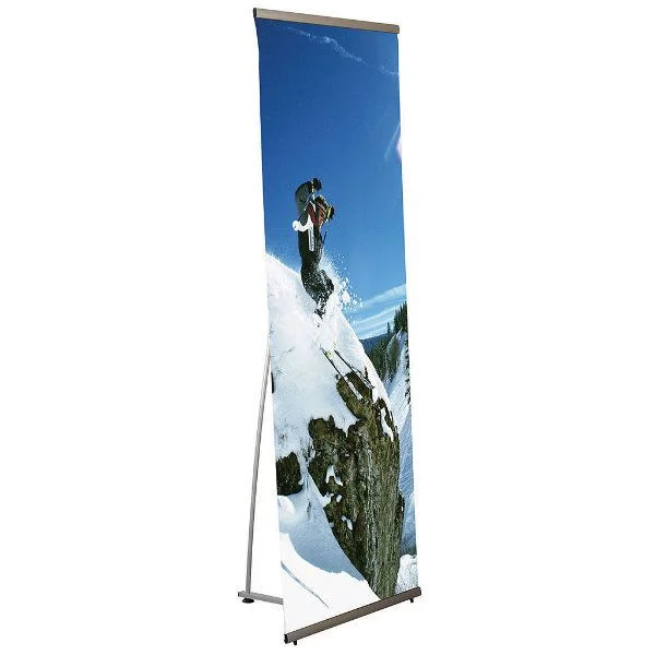 Quick Banner 39 4/10" x 78 3/4" Silver Anodized Aluminum Quick Banner 39 4/10" x 78 3/4" Silver Anodized Aluminum