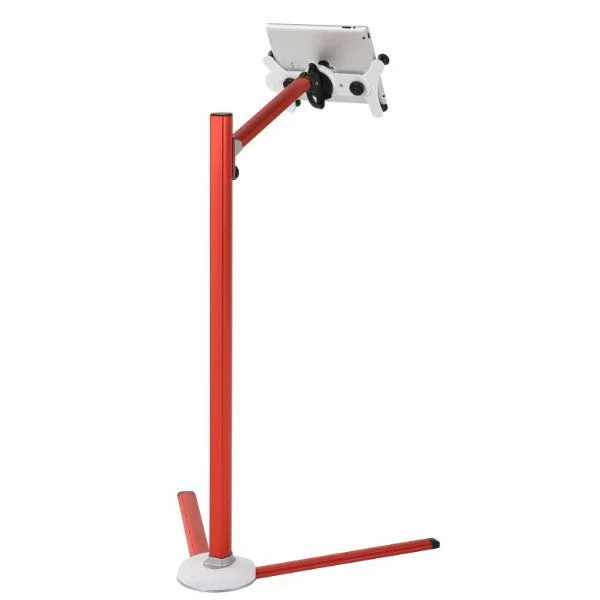 Red Floor Tablet Stand for iPad 2, 3, 4. 360 Degree Rotatable Red Floor Tablet Stand for iPad 2, 3, 4. 360 Degree Rotatable