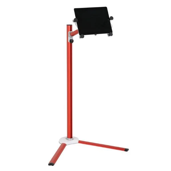 Red Floor Tablet Stand for iPad 2, 3, 4. 360 Degree Rotatable Red Floor Tablet Stand for iPad 2, 3, 4. 360 Degree Rotatable