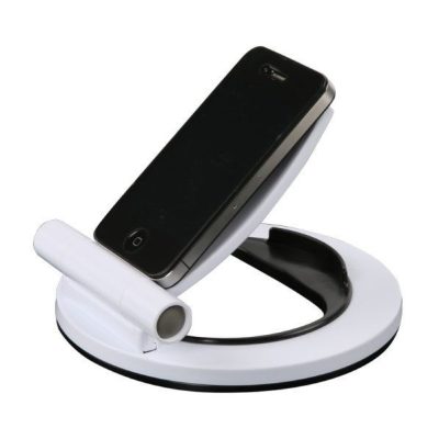 Tablet Stand Fit for iPad & Tablet PC, White Soft Silicon Feet