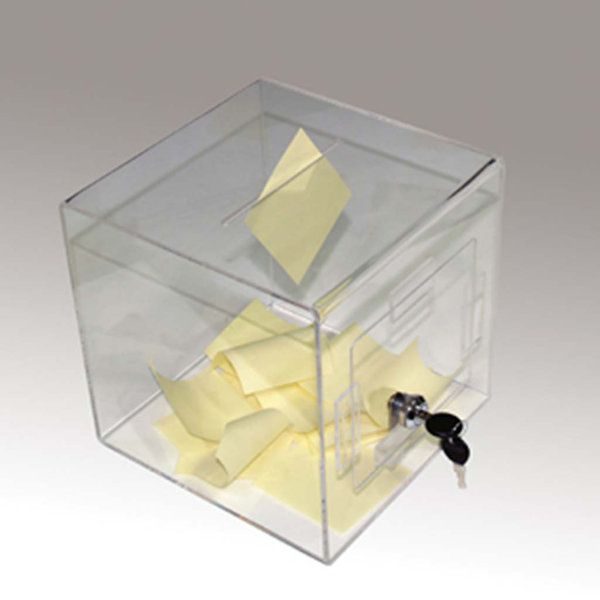 Tumble Box 8"w x 8"h x 8"d Clear