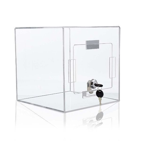 Tumble Box 8"w x 8"h x 8"d Clear