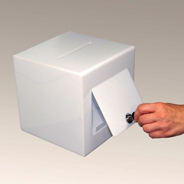 Tumble Box 8"w x 8"h x 8"d Opaque