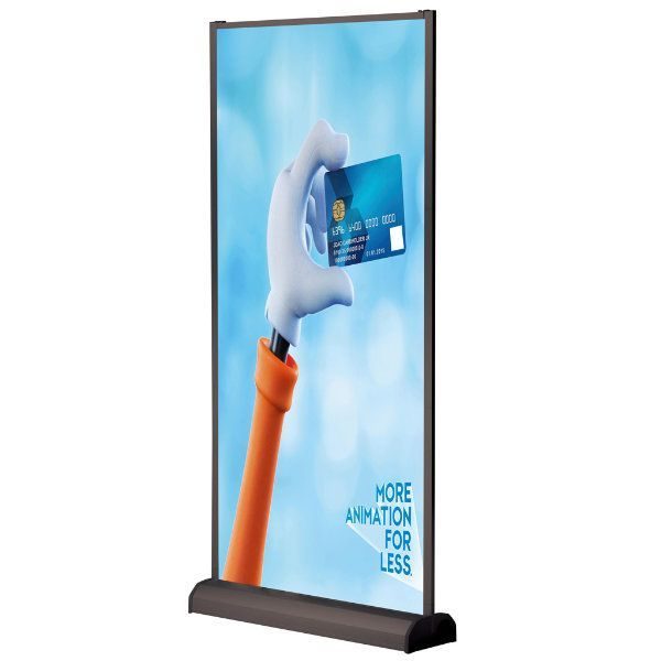 Wall Banner 39x78.75 Black Anodized