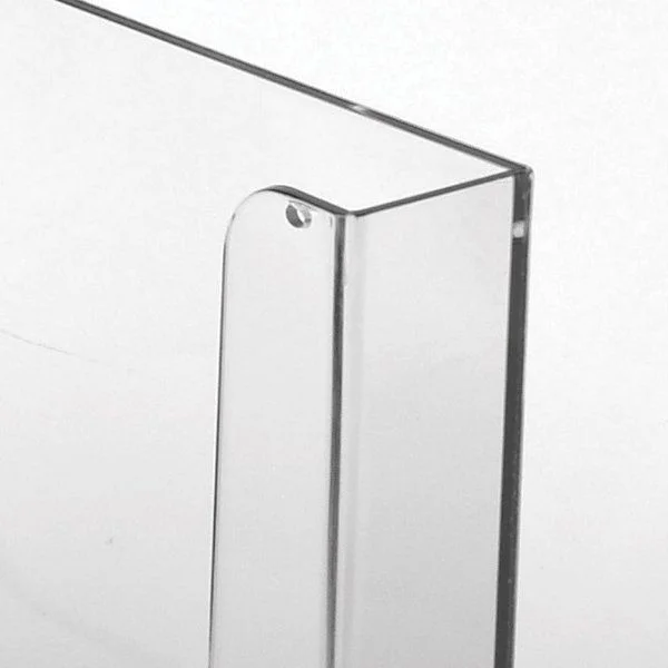 Wall Mount Brochure Holder 4"w x 6"h 2 Pocket, Wall Mount