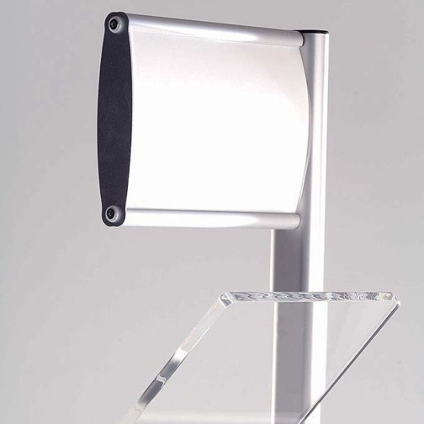 Zig-Zag Lite 6 x (8.5" x 11") Single Pole Stand With Header