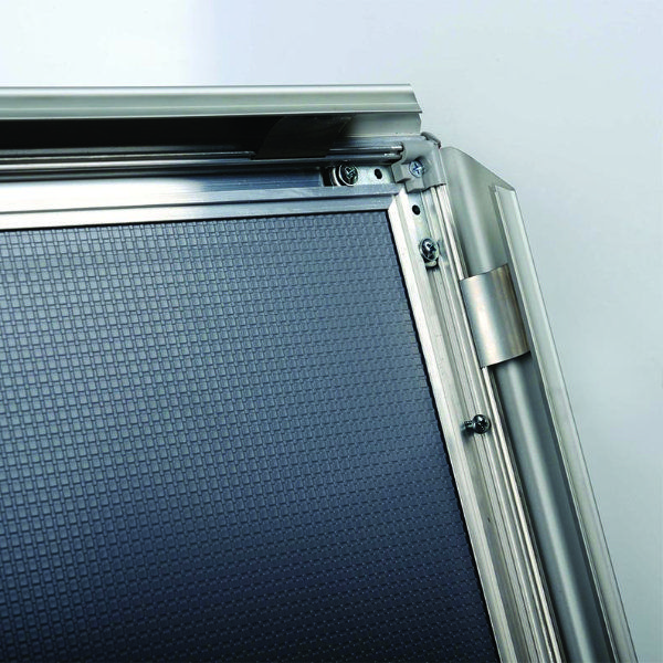 11x17 Snap Poster Frame 0.59 inch Silver Mitered Profile