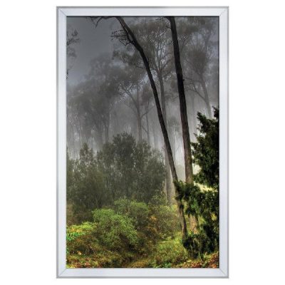 18x30 Snap Poster Frame - 0.59 inch Silver Round Profile