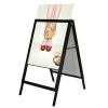 22x28 Slide-In A Frame Board Black Sidewalk Sign