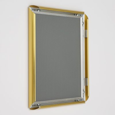 8.5x11 Snap Poster Frame - 1 inch Golden Look Profile Mitered Corner