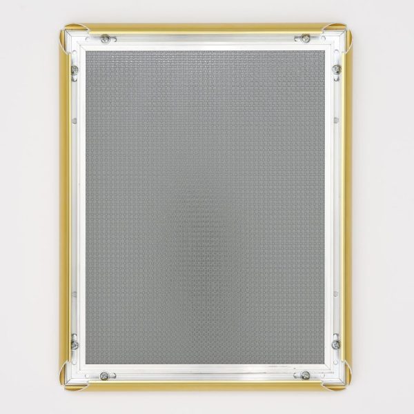 8.5x11 Snap Poster Frame - 1 inch Golden Look Profile Mitered Corner