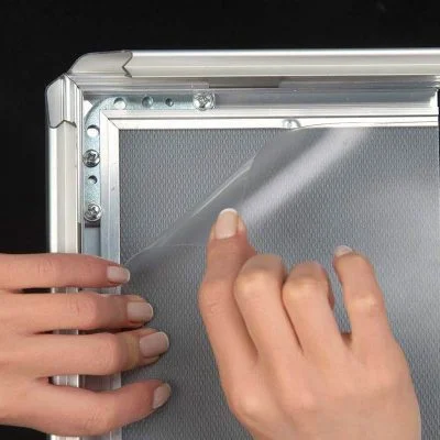 1.25” Silver profile Snap frame. Ideal for 24
