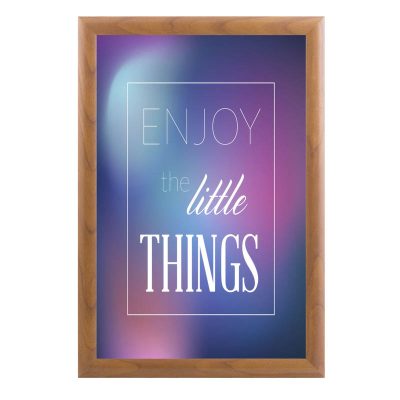 11x17 Snap Poster Frame - 1 inch Wood Look Profile