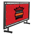 65x24 Large Format Street Barrier Ral 9005