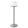 Clear locking Floor Stand 12"12"
