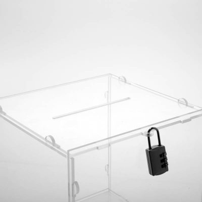 Clear locking Puzzle Box 12