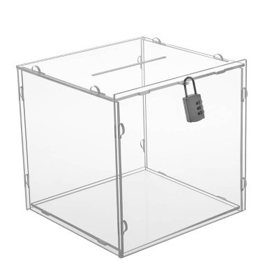Clear locking Puzzle Box 12" x 12"