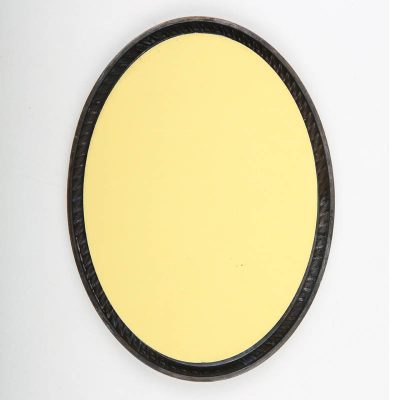 Oval shape Bronze framed plastic injected toilet sign,women.