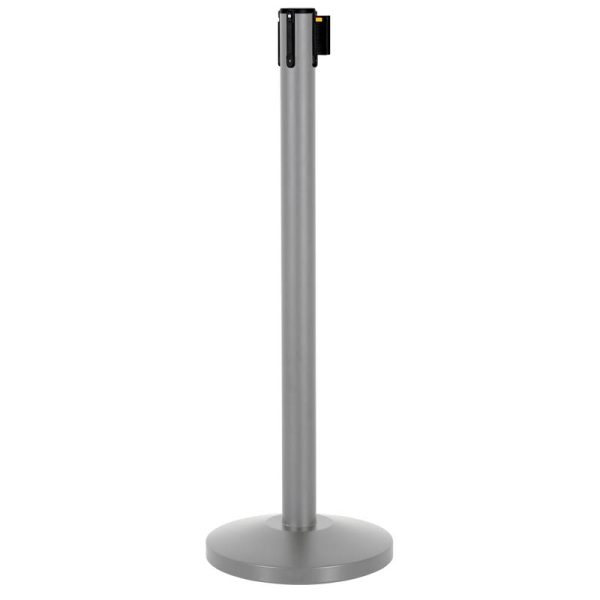 Stanchion with Retractable Red Belt - Made of Stainless Steel