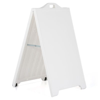 24w x 36h SignPro A Board Sidewalk Sign - White (1)