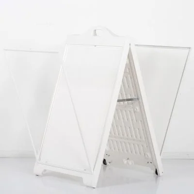 24x36 SignPro Sidewalk Sign - White with lens