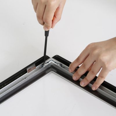 Portable-Snap-Poster-Frame-1-inch-Black-Mitered (3)