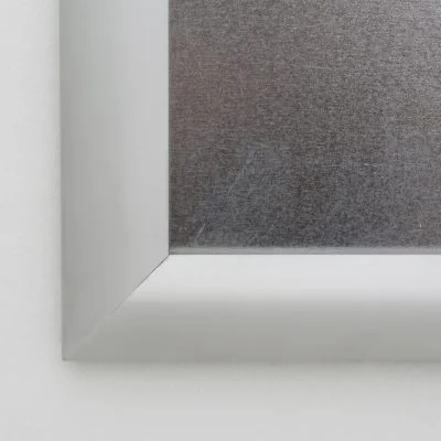 Fire Resistant Snap Poster Frame 1 inch Silver Mitered Corner (3)